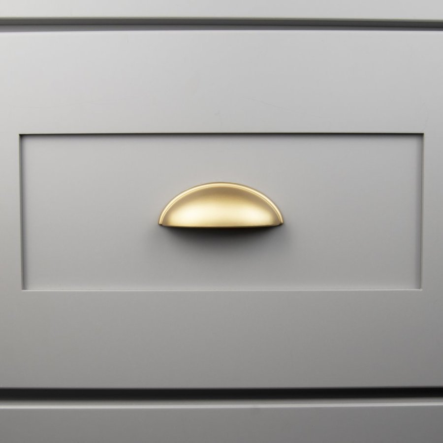 Heritage Designs Collection - PULL, CUP, 3" Center to Center, (Pack of 10 Pulls) - Hickory Hardware|R077748