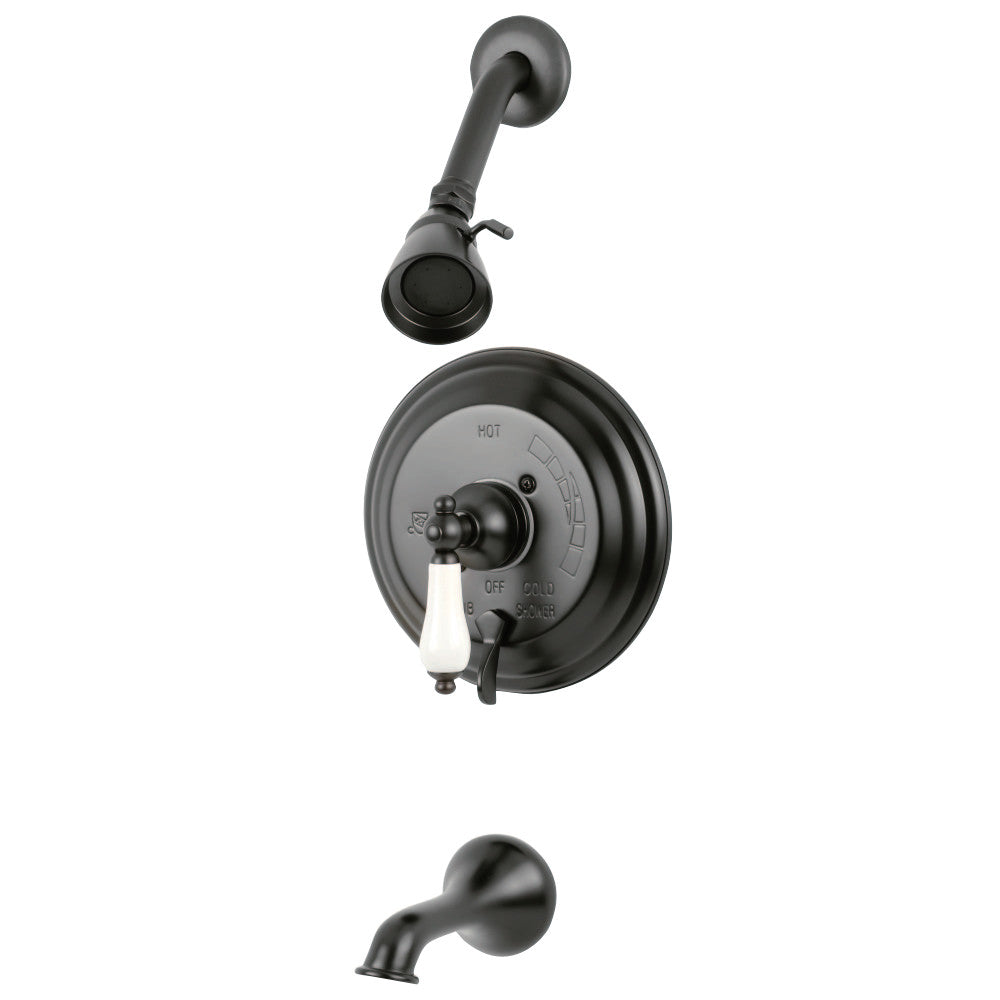 Restoration Tub & Shower Faucet With Adjustable 2.1" Showerhead