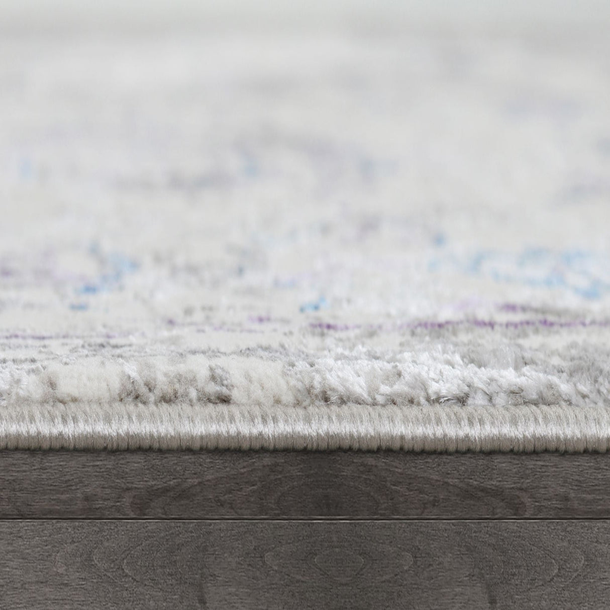 Talia-774 Area Rugs Rectangle Lavender Leaf 5-X-7