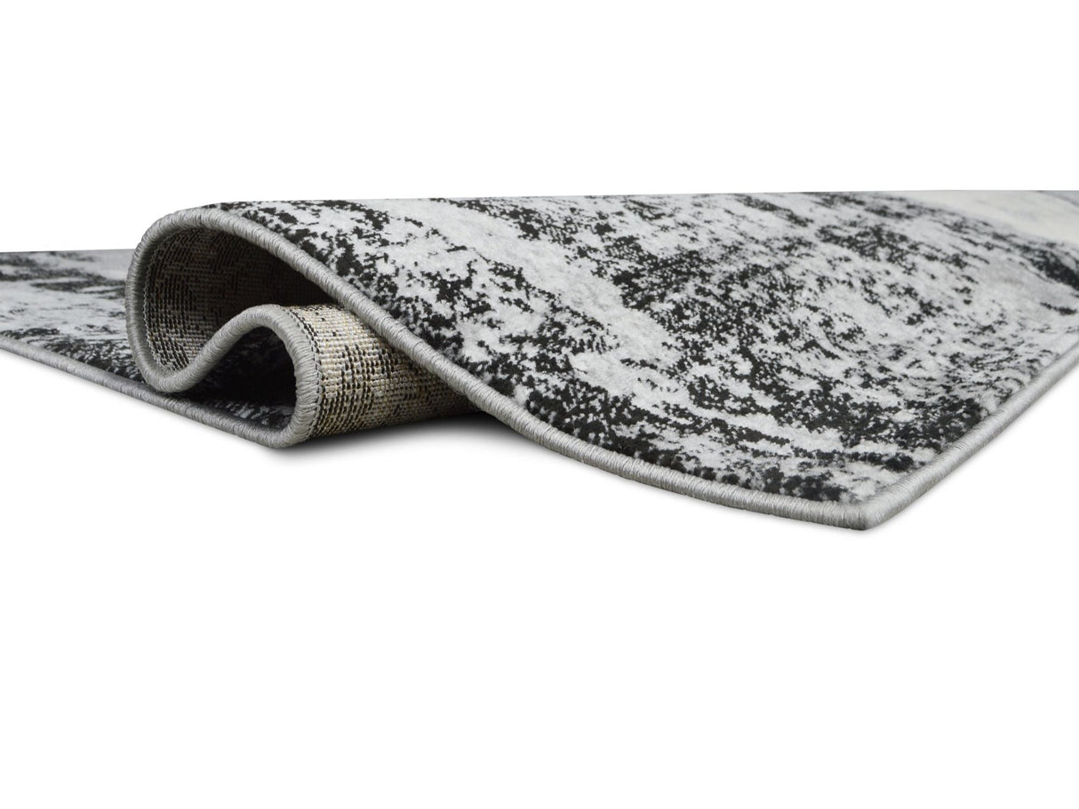 Sofia-477 Area Rugs Rectangle Black 5-X-7