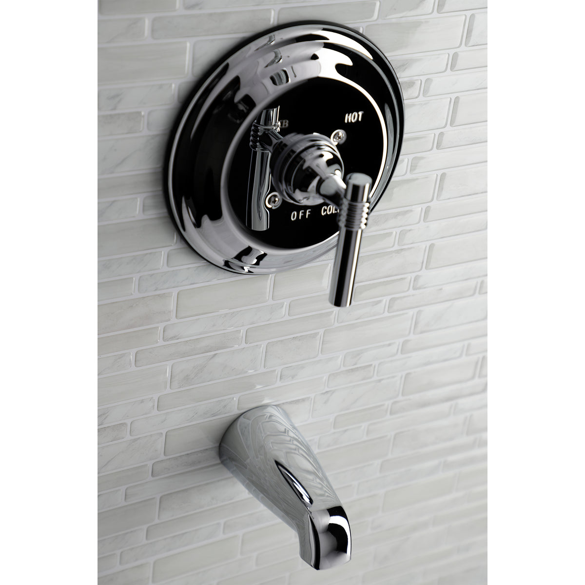 Polished Chrome Tub Trim Only Without Shower