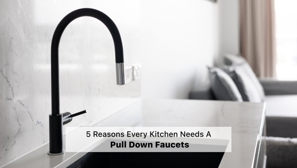 5 Reasons Every Kitchen Needs a Pull Down Faucets - BUILDMYPLACE
