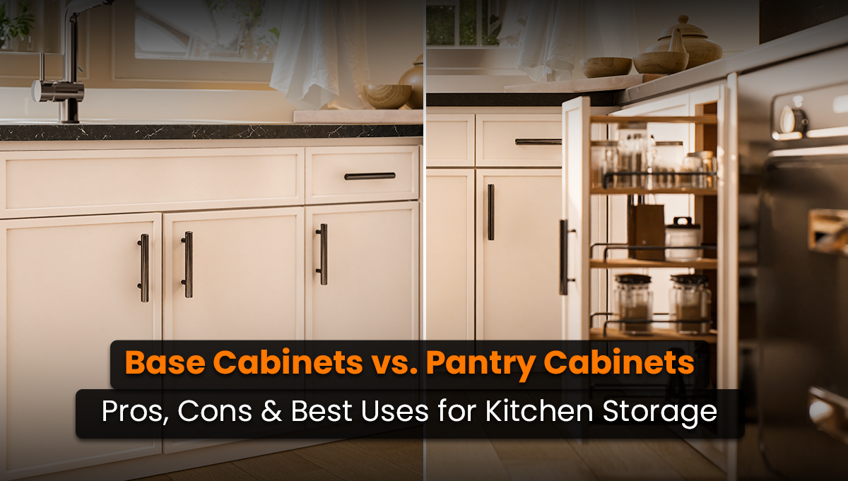 Base Cabinets vs. Pantry Cabinets: Pros, Cons & Best Uses for Kitchen Storage