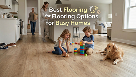 Best Flooring Options for Busy Homes, Families, and Daily Use