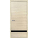 Modern Wood Interior Door with Hardware | Planum 0012 Natural Veneer | Single Panel Frame Trims | Bathroom Bedroom Sturdy Doors