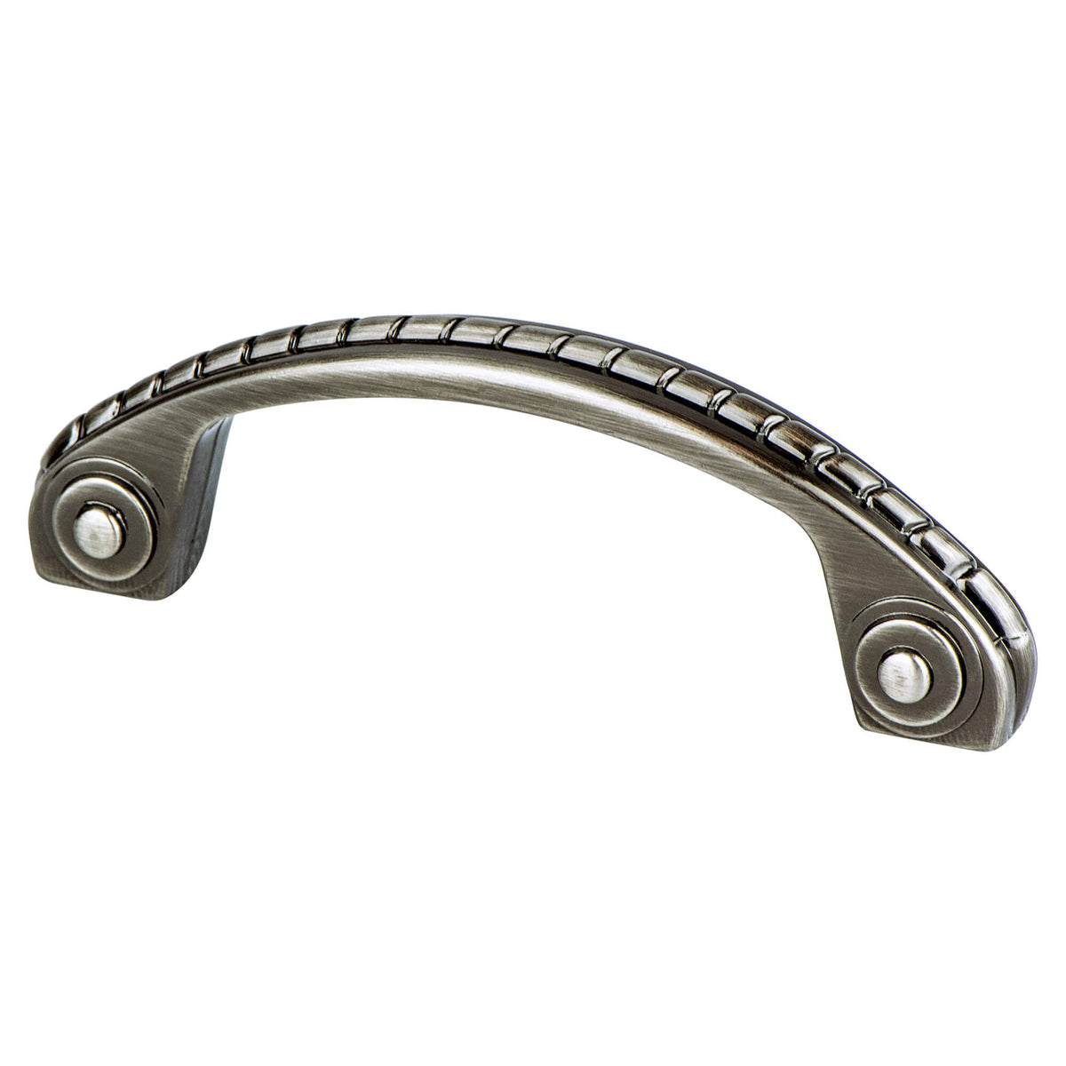 Advantage Plus Four 3 inch CC Brushed Black Nickel Roped Pull