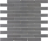 1 X 4 In Brick Stainless Steel Mosaic - BUILDMYPLACE