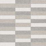 1 X 4 In Stacked Belgian Light Blend Linen Matte Color Body Porcelain Mosaic - BUILDMYPLACE