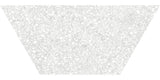 10 x 24 in. Station Pearl Half Hexagon Matte Rectified Porcelain Trapezoid Floor & Wall Tile - BUILDMYPLACE