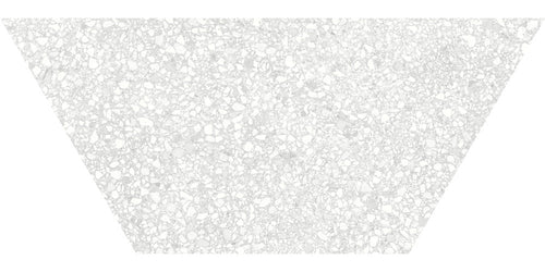 10 x 24 in. Station Pearl Half Hexagon Matte Rectified Porcelain Trapezoid Floor & Wall Tile