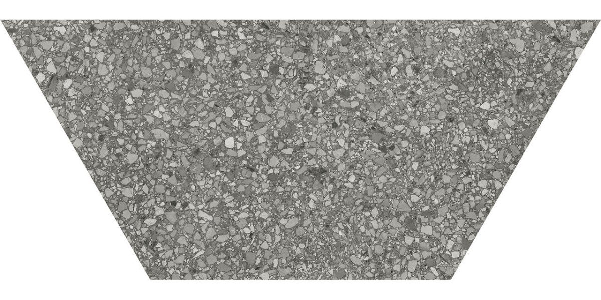 10 X 24 In Station Shadow Half Hexagon Matte Rectified Color Body Porcelain Trapezoid Floor & Wall Tile - BUILDMYPLACE