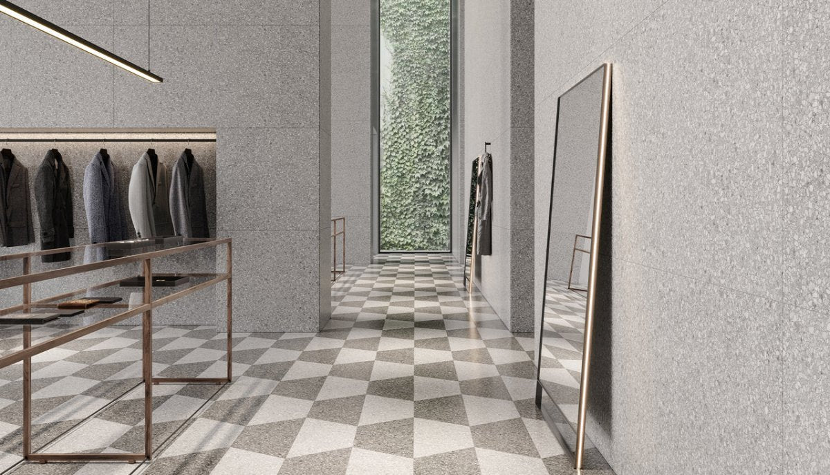 10 X 24 In Station Shadow Half Hexagon Matte Rectified Color Body Porcelain Trapezoid Floor & Wall Tile - BUILDMYPLACE