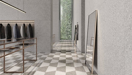 10 X 24 In Station Shadow Half Hexagon Matte Rectified Color Body Porcelain Trapezoid Floor & Wall Tile - BUILDMYPLACE