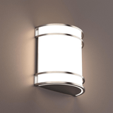 9.64" Dimmable Half Cylinder LED Wall Sconce BN Color, 17W, 1100 Lumens, 5 CCT AC120V, For Living Room, Bedroom, Hallway, Kitchen