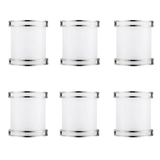 9.64" Dimmable Half Cylinder LED Wall Sconce BN Color, 17W, 1100 Lumens, 5 CCT AC120V, For Living Room, Bedroom, Hallway, Kitchen