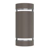 10W LED Wall Lights - Double Side Up & Down - Half Cylinder - 3000K - IP65 Rated - Modern Wall Lamp - BUILDMYPLACE