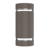 10W LED Wall Lights - Double Side Up & Down - Half Cylinder - 3000K - IP65 Rated - Modern Wall Lamp - BUILDMYPLACE