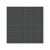 12 x 12 in. Soho Retro Black Matte Unglazed Porcelain Mosaic - BUILDMYPLACE
