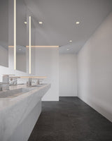 12 X 24 In Amplitude Linea White Glossy Rectified Glazed Ceramic - BUILDMYPLACE