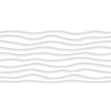 12 x 24 in. Linea White Oblique Glossy Rectified Glazed Ceramic Wall Tile - BUILDMYPLACE