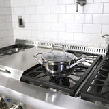 KUCHT Culinary Professional 3 Ply Stainless Steel 10 Piece Cookware Set