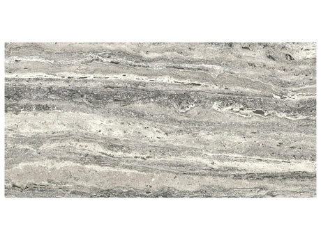 12 x 24 in Majesto Travertino Titanium Organic Matte Rectified Colorsync Porcelain Tile