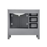 Jacques 84 in. Bathroom Freestanding Bathroom Vanity With Undermount Ceramic Sink, White Carrara Marble