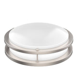 14" LED Flush Mount Ceiling Lights - 25W - Double Ring Design - 1750 Lm - Dimmable Flush Mount - BUILDMYPLACE