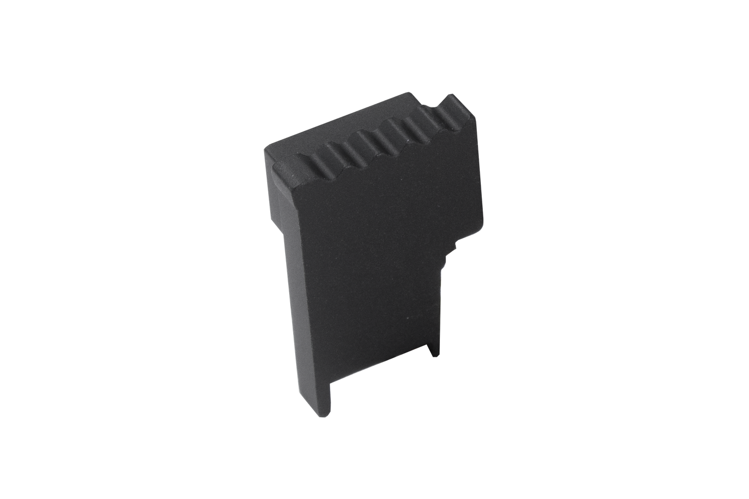 SQUARESTEP LED Endcap left - 7/16 - matte black anodized - aluminum
