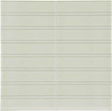 1.5 X 6 In Stacked Element Sand Light Colors Glass Mosaic - BUILDMYPLACE