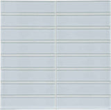 1.5 X 6 In Stacked Element Skylight Light Colors Glass Mosaic - BUILDMYPLACE