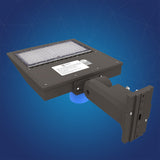 LED Pole Light W/ Photocell - 150W Bronze - 5700K - Universal Mount - AC120-277V - DLC Listed Shoebox Area Light