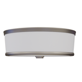 16 in. LED Flush Mount Ceiling Lights, 26W, 1142 Lumens, 5000K, 120 V, 90+ CRI, Dimmable, Brush Nickel Finish - LEDMyPlace