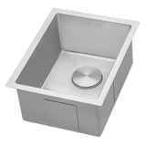 16 x 18 inch Undermount Bar Prep Tight Radius 16 Gauge Kitchen Sink Stainless Steel Single Bowl - BUILDMYPLACE