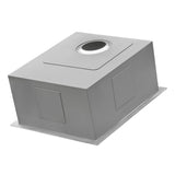 16 x 18 inch Undermount Bar Prep Tight Radius 16 Gauge Kitchen Sink Stainless Steel Single Bowl - BUILDMYPLACE