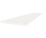 18 x 47.2 in. Marmiline Snow Polished Engineered Stone Bench - BUILDMYPLACE