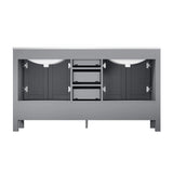 Jacques 84 in. Bathroom Freestanding Bathroom Vanity With Undermount Ceramic Sink, White Carrara Marble