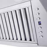 ZLINE 36" Professional Convertible Vent Wall Mount Range Hood in Stainless Steel (587-36)