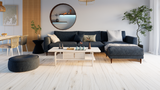 NEST PINE 8 in. x 48 in. x 8.5 mm MATT Marble Look Tile - Porcelain Floor and Wall Tile (12.92 Sqft/Box)