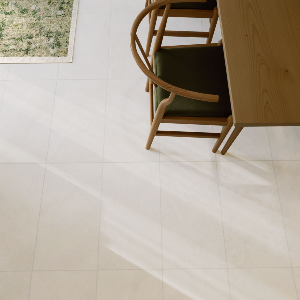 12 x 24 in Lumino Ivory Matte Pressed Glazed Porcelain Tile
