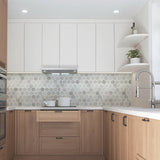 2 in. Hexagon Bianco Carrara White Polished Marble Mosaic - BUILDMYPLACE