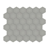 2 In Hexagon Soho Cement Chic Matte Glazed Porcelain Mosaic - BUILDMYPLACE