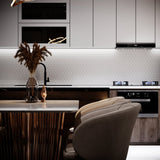 2 in Hexagon Thassos White Polished Marble Mosaic Tile - BUILDMYPLACE