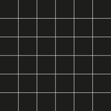 2 In. X 2 In. Mosaic Full Black Satin Matte Porcelain - Square Wall & Floor Tile (4.84 Sqft/Case) - BUILDMYPLACE