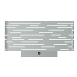 2 - Light, 14"W Bedside Headboard Light, Rectangular Shape, Material: Metal + Acrylic, Twinkle Glossy Finish, 110V, ETL, w/ on/off Rocker Switch, Wall Mounted Light - LEDMyPlace