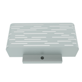 2 - Light, 14"W Bedside Headboard Light, Rectangular Shape, Material: Metal + Acrylic, Twinkle Glossy Finish, 110V, ETL, w/ on/off Rocker Switch, Wall Mounted Light - LEDMyPlace