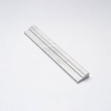 2 x 12 in. Carrara White Italian Marble Crown Mercer Molding Trim - BUILDMYPLACE