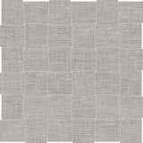 2 X 2 In Basketweave Belgian Fog Linen Matte Color Body Porcelain Mosaic - BUILDMYPLACE