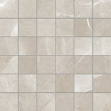 2 X 2 In Classic Pulpis Grey Matte Glazed Porcelain Mosaic - BUILDMYPLACE