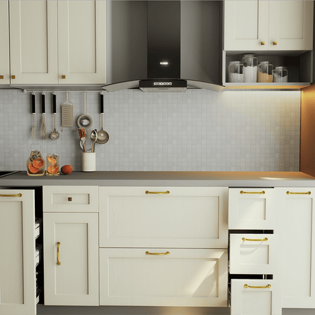 2 x 2 in. Davenport Ice Basketweave Matte Glazed Porcelain Mosaic - BUILDMYPLACE